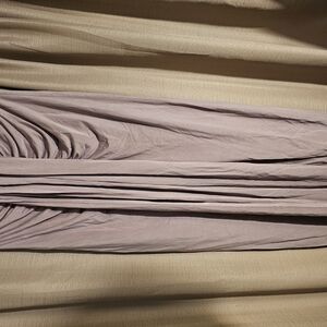 530 Elegant Tan Maxi Skirt